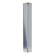 Hubbardton Forge 2007 Sterling Blue Glass (EE) Gallery Small Sconce