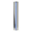 Hubbardton Forge 2007 Sterling Blue Glass (EE) Gallery Small Sconce