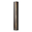 Hubbardton Forge 2007 Oil Rubbed Bronze Ivory Art Glass (CC) Gallery Small Sconce
