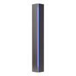 Hubbardton Forge 2007 Oil Rubbed Bronze Blue Glass (EE) Gallery Small Sconce