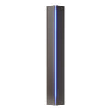 Hubbardton Forge 2007 Oil Rubbed Bronze Blue Glass (EE) Gallery Small Sconce