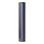 Hubbardton Forge 2007 Oil Rubbed Bronze Blue Glass (EE) Gallery Small Sconce