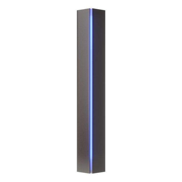 Hubbardton Forge 2007 Oil Rubbed Bronze Blue Glass (EE) Gallery Small Sconce