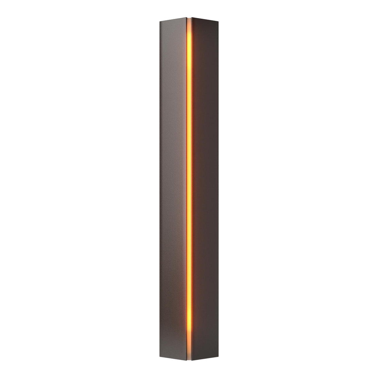 Hubbardton Forge 2007 Oil Rubbed Bronze Amber Glass (FF) Gallery Small Sconce