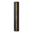 Hubbardton Forge 2023 Black Ivory Art Glass (CC) Gallery LED Sconce