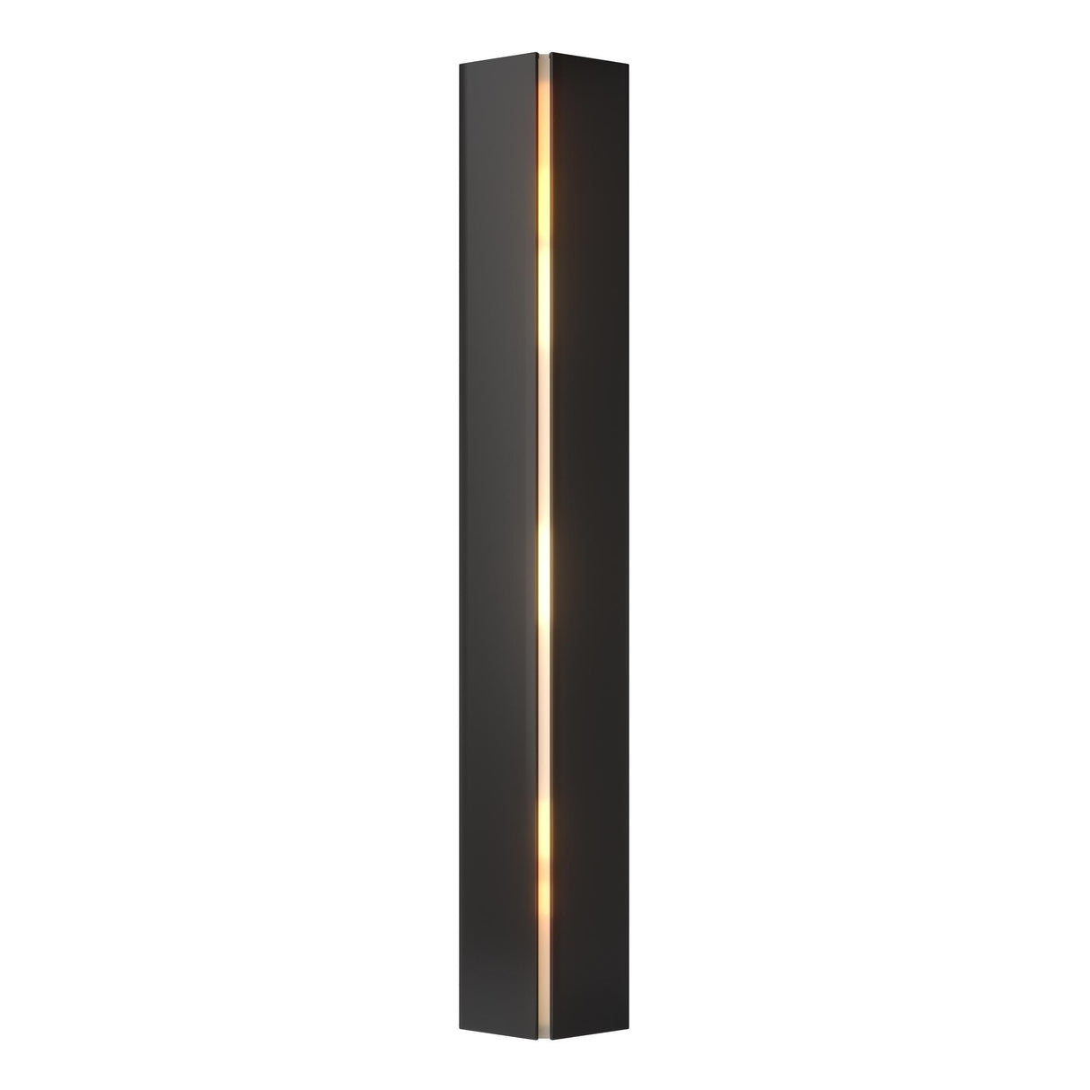 Hubbardton Forge 2023 Black Ivory Art Glass (CC) Gallery LED Sconce