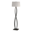Hubbardton Forge 2006 Black Flax Shade (SE) Almost Infinity Floor Lamp