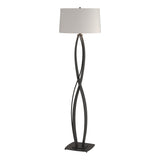 Hubbardton Forge 2006 Black Flax Shade (SE) Almost Infinity Floor Lamp