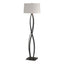 Hubbardton Forge 2006 Black Flax Shade (SE) Almost Infinity Floor Lamp