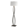 Hubbardton Forge 2006 Natural Iron Natural Anna Shade (SF) Almost Infinity Floor Lamp