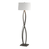 Hubbardton Forge 2006 Natural Iron Natural Anna Shade (SF) Almost Infinity Floor Lamp