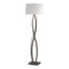 Hubbardton Forge 2006 Natural Iron Natural Anna Shade (SF) Almost Infinity Floor Lamp