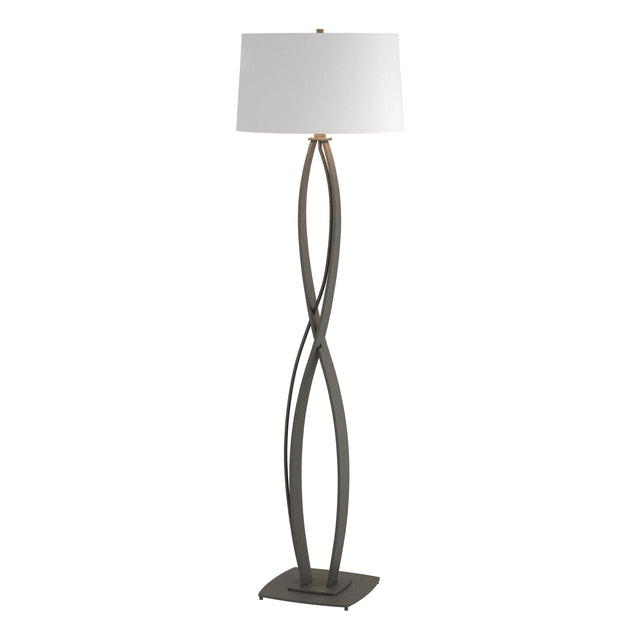 Hubbardton Forge 2006 Natural Iron Natural Anna Shade (SF) Almost Infinity Floor Lamp