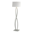 Hubbardton Forge 2006 Vintage Platinum Natural Anna Shade (SF) Almost Infinity Floor Lamp