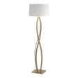 Hubbardton Forge 2006 Soft Gold Natural Anna Shade (SF) Almost Infinity Floor Lamp