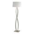 Hubbardton Forge 2006 Sterling Natural Anna Shade (SF) Almost Infinity Floor Lamp