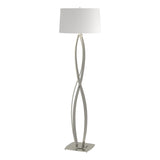 Hubbardton Forge 2006 Sterling Natural Anna Shade (SF) Almost Infinity Floor Lamp