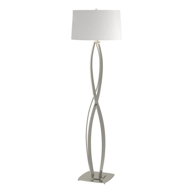 Hubbardton Forge 2006 Sterling Natural Anna Shade (SF) Almost Infinity Floor Lamp