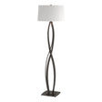 Hubbardton Forge 2006 Oil Rubbed Bronze Natural Anna Shade (SF) Almost Infinity Floor Lamp
