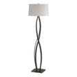 Hubbardton Forge 2006 Oil Rubbed Bronze Flax Shade (SE) Almost Infinity Floor Lamp
