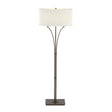 Hubbardton Forge 2009 Bronze Natural Anna Shade (SF) Contemporary Formae Floor Lamp