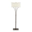 Hubbardton Forge 2009 Bronze Natural Anna Shade (SF) Contemporary Formae Floor Lamp