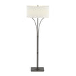 Hubbardton Forge 2009 Dark Smoke Natural Anna Shade (SF) Contemporary Formae Floor Lamp