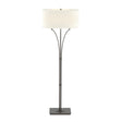 Hubbardton Forge 2009 Dark Smoke Flax Shade (SE) Contemporary Formae Floor Lamp