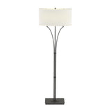 Hubbardton Forge 2009 Natural Iron Natural Anna Shade (SF) Contemporary Formae Floor Lamp