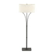 Hubbardton Forge 2009 Natural Iron Flax Shade (SE) Contemporary Formae Floor Lamp