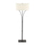 Hubbardton Forge 2009 Natural Iron Flax Shade (SE) Contemporary Formae Floor Lamp