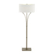 Hubbardton Forge 2009 Soft Gold Natural Anna Shade (SF) Contemporary Formae Floor Lamp