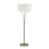 Hubbardton Forge 2009 Soft Gold Natural Anna Shade (SF) Contemporary Formae Floor Lamp