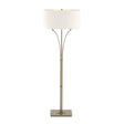 Hubbardton Forge 2009 Soft Gold Flax Shade (SE) Contemporary Formae Floor Lamp