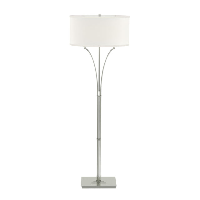 Hubbardton Forge 2009 Sterling Natural Anna Shade (SF) Contemporary Formae Floor Lamp