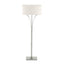 Hubbardton Forge 2009 Sterling Flax Shade (SE) Contemporary Formae Floor Lamp