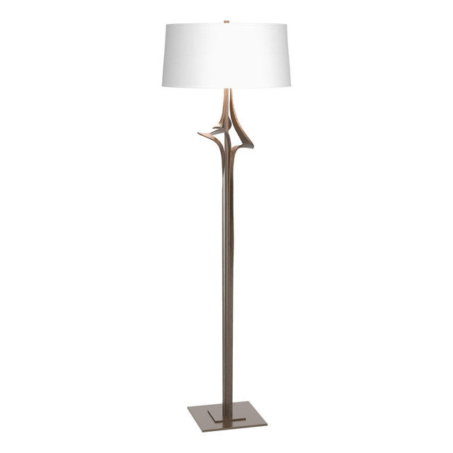 Hubbardton Forge 2010 Bronze Natural Anna Shade (SF) Antasia Floor Lamp
