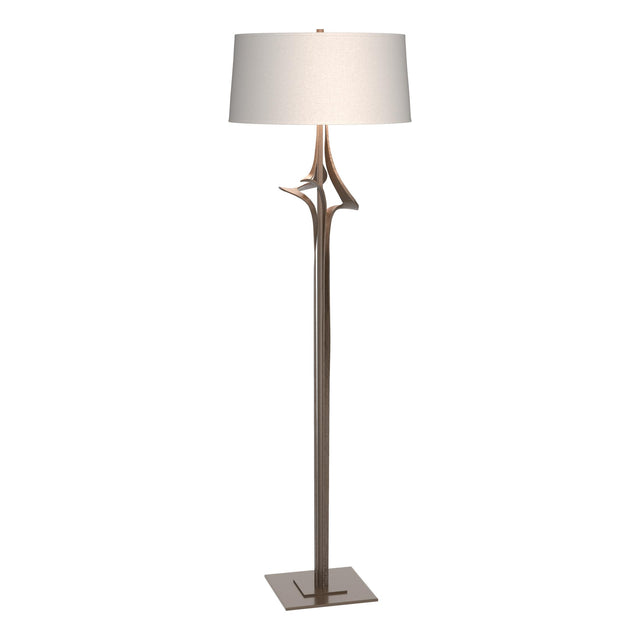 Hubbardton Forge 2010 Bronze Flax Shade (SE) Antasia Floor Lamp