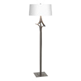 Hubbardton Forge 2010 Dark Smoke Natural Anna Shade (SF) Antasia Floor Lamp
