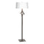 Hubbardton Forge 2010 Dark Smoke Natural Anna Shade (SF) Antasia Floor Lamp