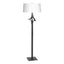 Hubbardton Forge 2010 Black Natural Anna Shade (SF) Antasia Floor Lamp
