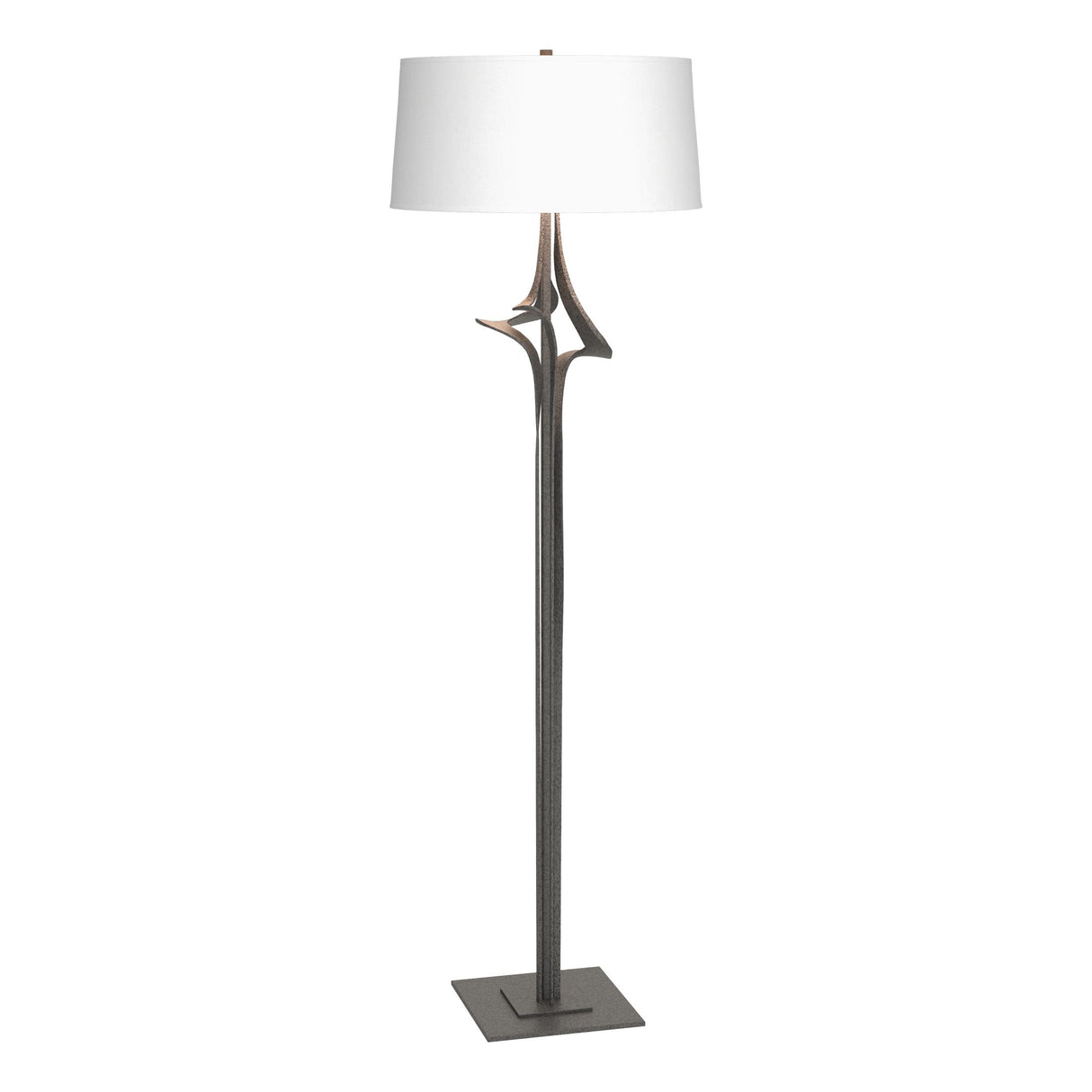 Hubbardton Forge 2010 Natural Iron Natural Anna Shade (SF) Antasia Floor Lamp