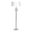 Hubbardton Forge 2010 Vintage Platinum Natural Anna Shade (SF) Antasia Floor Lamp