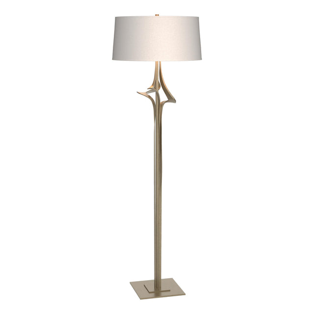Hubbardton Forge 2010 Soft Gold Flax Shade (SE) Antasia Floor Lamp