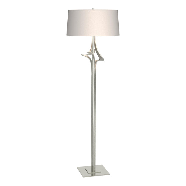 Hubbardton Forge 2010 Sterling Flax Shade (SE) Antasia Floor Lamp