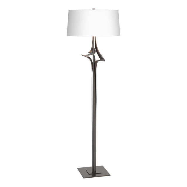 Hubbardton Forge 2010 Oil Rubbed Bronze Natural Anna Shade (SF) Antasia Floor Lamp