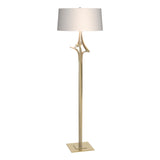 Hubbardton Forge 2010 Modern Brass Flax Shade (SE) Antasia Floor Lamp