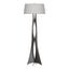 Hubbardton Forge 2013 Dark Smoke Flax Shade (SE) Moreau Floor Lamp