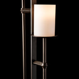 Hubbardton Forge 2011 Dark Smoke Opal Glass (GG) Rook Twin Floor Lamp