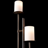 Hubbardton Forge 2011 Dark Smoke Opal Glass (GG) Rook Twin Floor Lamp